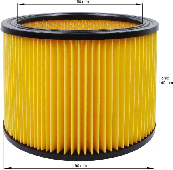 Einhell Faltenfilter für Nass-Trockensauger 2351110